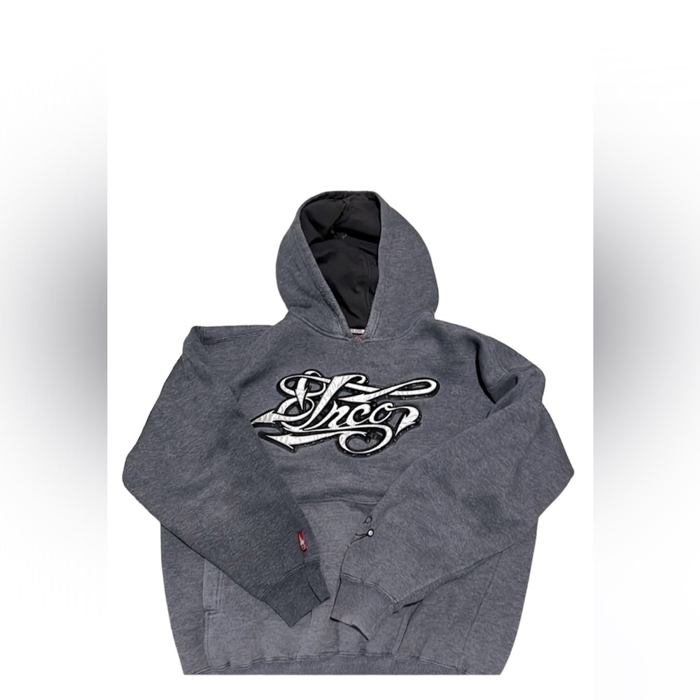 Vintage Jnco embedded hoodie grey men’s large